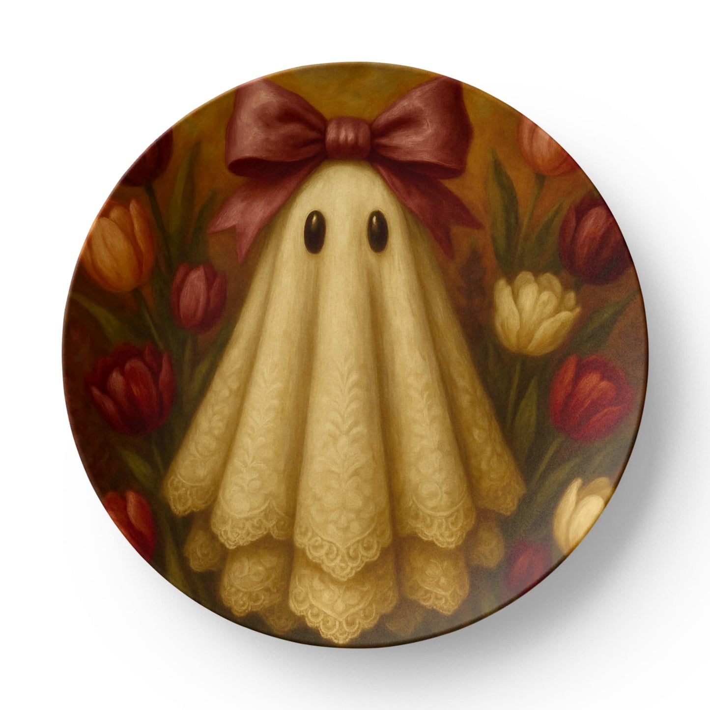 Moody Tulip Ghost Dinner Plate